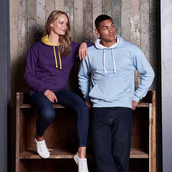 Kontrast-Hoodie Miniaturansicht